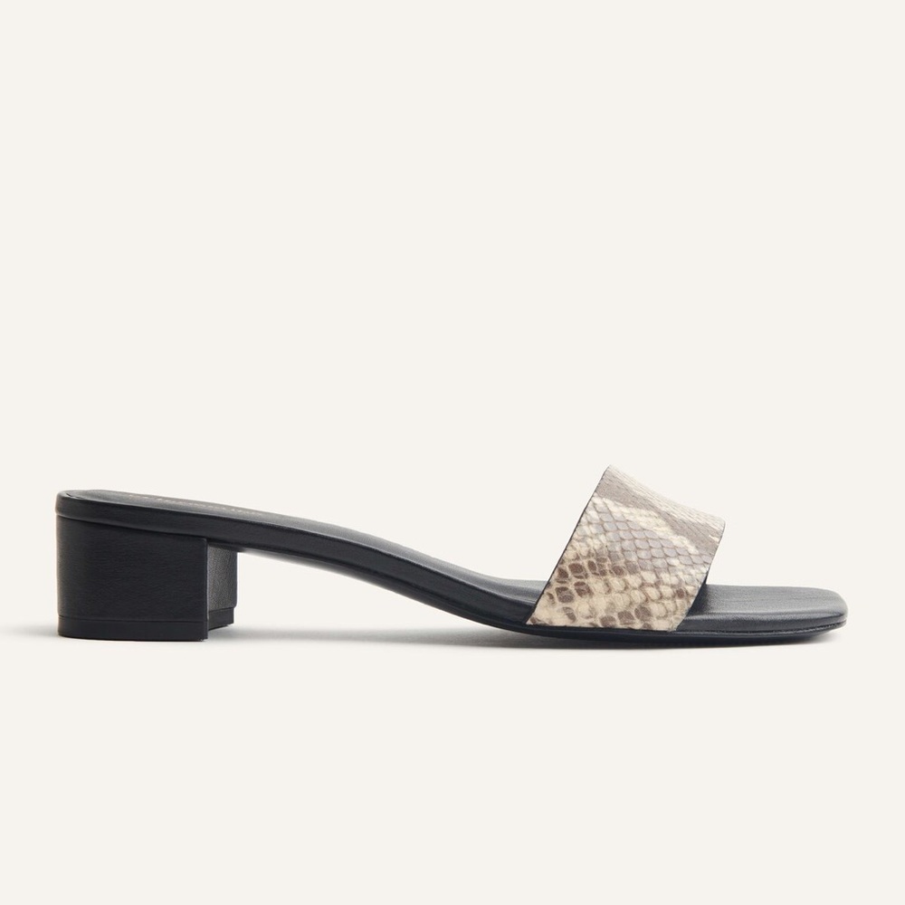 Reformation Mandy Block Heel Mule